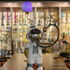 Accesorios para Shisha en Stock del Fabricante: Bandeja para Hookah con Diseño de Astronauta, Adornos Creativos para Salón de Shisha - Product Image 1