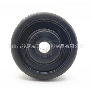Roulettes de meubles en caoutchouc de 1,5 et 2 pouces, roue simple silencieuse et résistante à l'usure pour chariot - Product Image 4