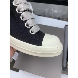 Chaussures décontractées de créateur pour hommes, style marche, toutes saisons, printemps/hiver, classiques, noires, à lacets, en cuir fendu et maille, tendance - Product Image 4