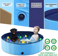 Baignoire gonflable extra-large en PVC pour animaux de compagnie, piscine pliable portable, remplissage et vidange faciles, écologique, capacité max. 600L, intérieur/extérieur