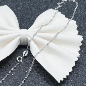 <span class=keywords><strong>JZZZ</strong></span>- 003ขายส่งเครื่องประดับแฟชั่นขายร้อน Rolo โซ่925เงินสเตอร์ลิง Belcher โซ่ - Product Image 4