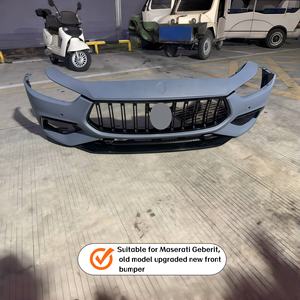Kit de parachoques trasero delantero de ajuste directo de actualización de estilo deportivo para <span class=keywords><strong>Maserati</strong></span> Ghibli 2013-2023 MONTAJE DE Kit de cuerpo agresivo - Product Image 3
