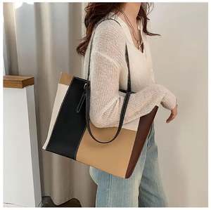 Sacs à main de luxe pour femmes, sacs à bandoulière décontractés, grande taille, en cuir PU, sacs à main pas chers, J0100 - Product Image 4