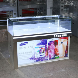 Tủ trưng bày sản phẩm điện tử & điện thoại di động bằng kim loại & kính, đèn <span class=keywords><strong>LED</strong></span> tùy chỉnh, tủ trưng bày tùy chỉnh - Product Image 4