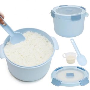 Office School Plastic Microwaveable Food Container Rice Cooker Microwavable Bowls <b>Lunch</b> <b>Box</b> - Product Image 1