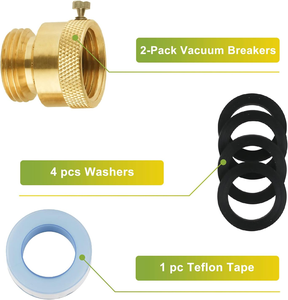 Aislador de reflujo de latón de ingeniería de precisión para manguera de 3/4 pulgadas Bibb Water Integrity - Product Image 5