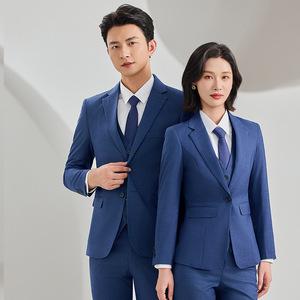 Unisex Business Suits For Work Polyester 80.9% Conventional Thickness With Label 4S Store Sales Managers - Product Image 4