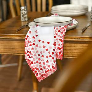 情人节桌布红心水牛格子可洗面料桌布派对野餐节日晚餐装饰桌布 - Product Image 6