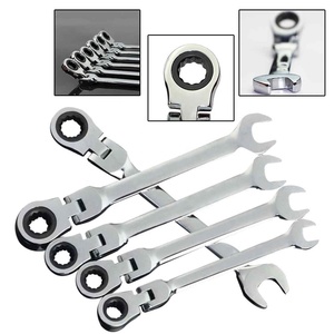 1pc Testa Fissa Combinazione Chiave Chiave A Cricchetto Set di Utensili A Mano Manico A Cricchetto Chiavi 8/9/10/11/12/13/14/15/17/19mm - Product Image 3