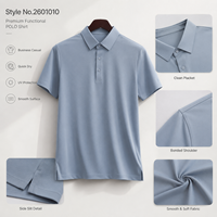 JNEI Aero Performans Polo Tişörtü 150g Isı Yalıtımlı Hızlı Kuruyan Polyester Günlük Kullanım Giysisi Özel Etiket OEM