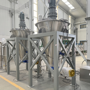 Agitateur conique à double hélice en acier inoxydable Mélangeur de poudre sèche Acier au carbone SUS316L pour le traitement des produits chimiques Aliments Plastiques - Product Image 6