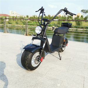 Scooter Eléctrico Harley de 10 Pulgadas con Motor sin Escobillas, Asiento, para Desplazamientos Urbanos, Negro y Rojo, Unisex - Product Image 3