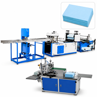Machine entièrement automatique de fabrication de bavoirs et de tampons dentaires jetables pour cliniques dentaires et hôpitaux, chauffée électriquement, certifiée CE, OEM
