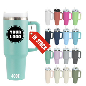 Vente en gros de gobelets personnalisés de 40 oz, gobelet de voyage Adventure H2.0, gobelet isotherme en acier inoxydable, gobelet de 40 oz avec poignée - Product Image 1