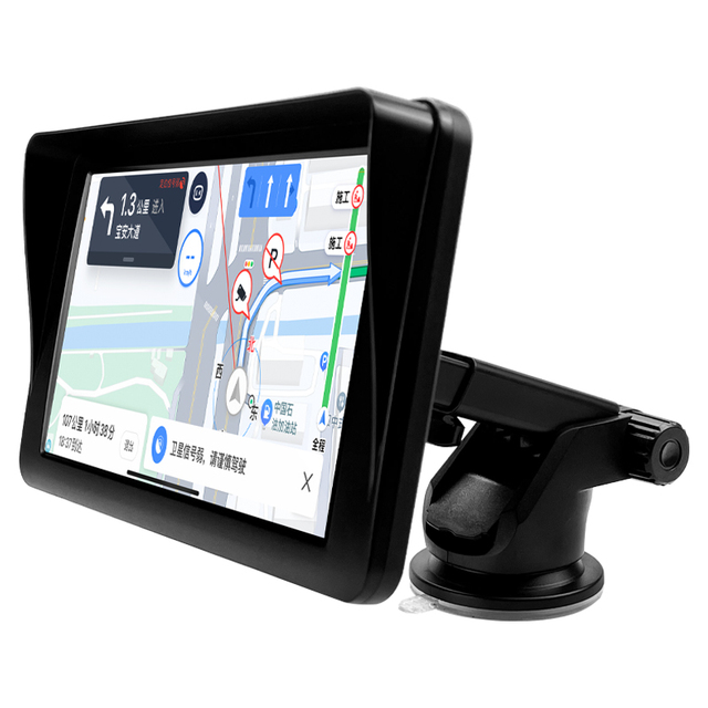 7 Inch Portable Wireless CarPlay Screen HD IPS Touch Android Auto Universal Car Dashboard Navigation Monitor Plug And play