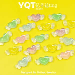 Nuevos Cabujones Planos de Resina Luminosa con Diseño de Hadas Dulces para Accesorios de Uñas, Joyería DIY y Decoración Artesanal - Product Image 2