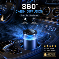 Diffuseur d'arômes pour voiture électrique en aluminium avec logo personnalisé, capteur de vibration, démarrage/arrêt automatique, OEM