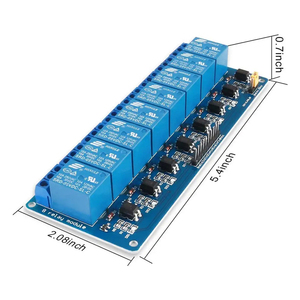 1 2 4 <span class=keywords><strong>8</strong></span> चैनल डीसी 5v रिले मॉड्यूल ऑप्टोकॉपलर इलेक्ट्रॉनिक मॉड्यूल किट R3 मेगा 2560 1280 लिए - Product Image 5