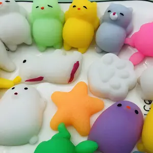 PT trend 2023 sevimli hayvanlar stres giderici sıkmak Mochi yumuşacık paketi Mini oyuncaklar çocuklar için paskalya tavşanı Mochi Squishy oyuncak özel