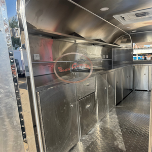 Carrello Mobile <span class=keywords><strong>per</strong></span> Alimenti in Acciaio Inossidabile a 4 Ruote, Design Resistente alla Ruggine - Carrello da Cucina Commerciale <span class=keywords><strong>per</strong></span> Catering e Fast Food, Ideale <span class=keywords><strong>per</strong></span> <span class=keywords><strong>Gelati</strong></span> - Product Image 4