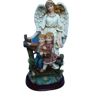 Vente chaude personnalisée artisanat religieux Souvenirs résine Lady Statues Madonna Figurines pour cadeau de noël
