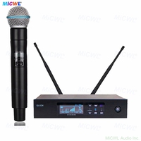 Système de microphone sans fil QLXD4 Beta58+ avec émetteur de poche supplémentaire, numérique 24 bits, 100 canaux UHF, véritable diversité