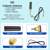 Antenne de cabinet multi-bandes 4G 5G WiFi LoRa 700-2700MHz 868/915MHz omnidirectionnelle verticale pour passerelle IoT extérieure