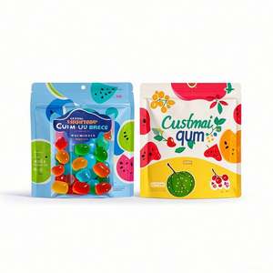 Custom Print Mylar Bags 3.5 Plastic Snack Food <b>Pouch</b> Packaging <b>Small</b> Zip Lock Package Doypack for Food - Product Image 6