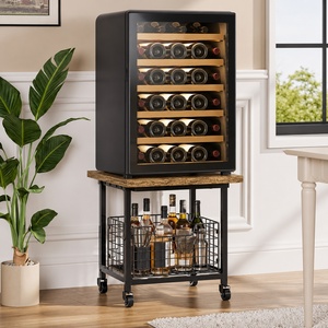 Chariot de rangement robuste à double niveau en métal avec roulettes pour salon, organisateur de rangement avec roulettes, armoire de rangement - Product Image 5