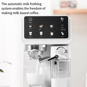 Máquina de Espresso Italiana para Uso Doméstico, con Espumador de Leche Automático, Control Táctil LCD Inteligente y Función de Calentamiento, para Comercio Transfronterizo - Product Image 6