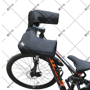 Outdoor Cycling <b>Warm</b> <b>Gloves</b> Winter Bicycle <b>Gloves</b> Electric Bike <b>Gloves</b> Black Polyester Unisex Full Finger - Product Image 3
