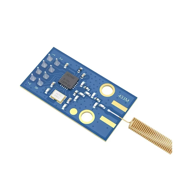 433MHz CC1101 Wireless Rf Module E07-M1101D-TH 10mW 500m SPI SMD Rf Transmitter and Receiver 433 MHz with Spring Antenna