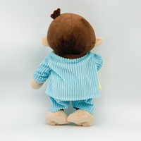 Jouets en peluche Curious George Monkey Claw Machine, matière douce, anti-stress, vêtements, 34 cm, cadeaux d'anniversaire, décoration de la maison