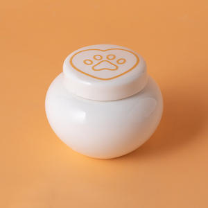 <span class=keywords><strong>Urne</strong></span> funéraire en céramique <span class=keywords><strong>pour</strong></span> chats et chiens, faite à la main, scellée, <span class=keywords><strong>pour</strong></span> la collecte des cendres et des poils d'animaux, articles funéraires commémoratifs - Product Image 6