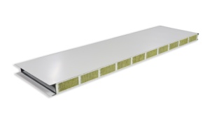 Panneaux sandwich en <span class=keywords><strong>laine</strong></span> <span class=keywords><strong>de</strong></span> <span class=keywords><strong>roche</strong></span> et oxyde <span class=keywords><strong>de</strong></span> magnésium Desuman SP-MGORW pour murs et entrepôts, design moderne, métal durable - Product Image 2