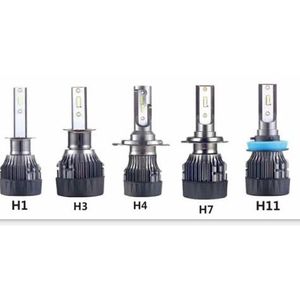 หลอดไฟหน้ารถยนต์ H11-CSP LED อะไหล่รถยนต์ H1 H3 H11 H7 H4 - Product Image 1