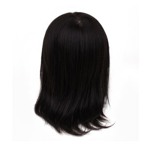 Tête de mannequin Rebecca en <span class=keywords><strong>cheveux</strong></span> humains réels pour la pratique en salon de <span class=keywords><strong>coiffure</strong></span>, formation des coiffeurs, poupée mannequin avec épaules - Product Image 5