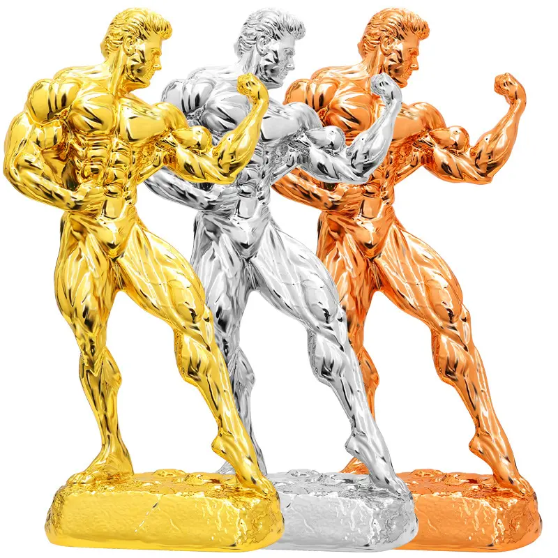 Produttore all'ingrosso Bodybuilding Trophy Award uomini e donne Bodybuilding Competition Events Custom Bodybuilding trophy