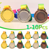 Médailles de récompense de course de sports or blanc métal plaqué sur mesure 3d Europe Marathon médaille médailles et trophées Art populaire