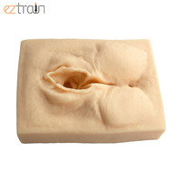 Incision de la vulve simulée féminine 3-Set Blessure Soft Vaginal Cuff Chirurgie Épisiotomie et Suture périnéale Modèle de formation