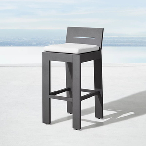 Chaises de bar en métal pour le loisir, tabourets de bar durables en aluminium pour l'extérieur, patio, jardin, hôtel, comptoir de bar - Product Image 1