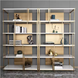 Porte-bouteilles moderne en acier inoxydable EX633 avec porte-verres pour projets d'aménagement intérieur de bars, hôtels et salons - Product Image 4