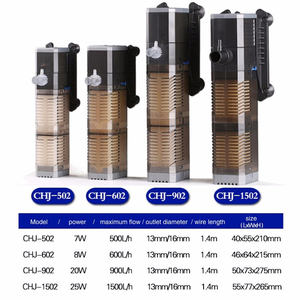 슈퍼 5 in 1 수중 어항 필터 펌프 플라스틱 내부 공기 산소 다이빙 분수 펌프 (어항용, AC220V) - Product Image 6