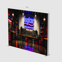 TIANLANG Auto Workshop Expo Backwall Light Box Gain de place SEG Tissu Affichage pour équipement de Garage Stand de salon 3m de largeur
