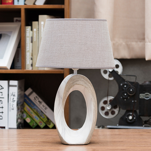Italy Simple Custom Carved Oval Large White Ceramic Base Bedroom Table <strong>Lamps</strong> <strong>for</strong> <strong>Lounge</strong> - Product Image 1