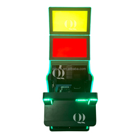 QIQU meilleure vente Machines de jeu de compétences double écran 21.5 écran tactile debout armoire de jeux d'arcade en métal