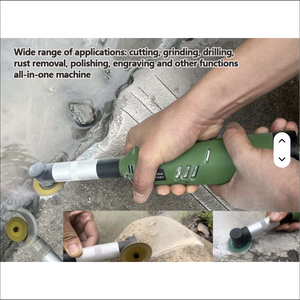 360W <b>Mini</b> Angle 110V/220V 50Hz Industrial Grade Brushless Motor Stone Tile Metal Cutting Polishing OEM 2kg WKC-110 High-Power Mi - Product Image 6