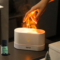 Diffuseur de feu électrique innovant Flamme Volcan Diffuseur d'arômes Français Maison Ménage Humidificateur d'huiles essentielles Plastique sans eau