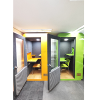 Cabine d'enregistrement acoustique moderne et écologique, isolation phonique, pour bureau à domicile, appartement ou bureau – Approvisionnement direct usine