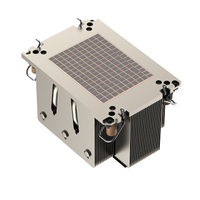Refroidisseur de processeur de serveur Coolserver LGA 4677 2UM81, 5 caloducs en cuivre et aluminium, interface d'alimentation 4 broches, TDP 300W pour boîtier d'ordinateur